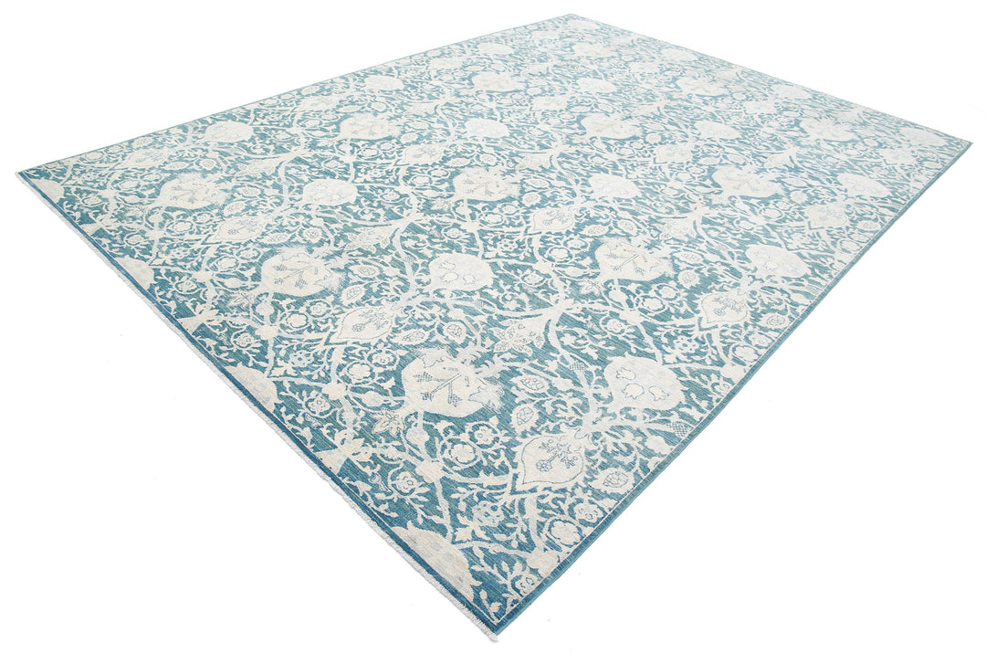 Hand Knotted Serenity Artemix Wool Rug 8' 10" x 11' 11" - No. AT26582