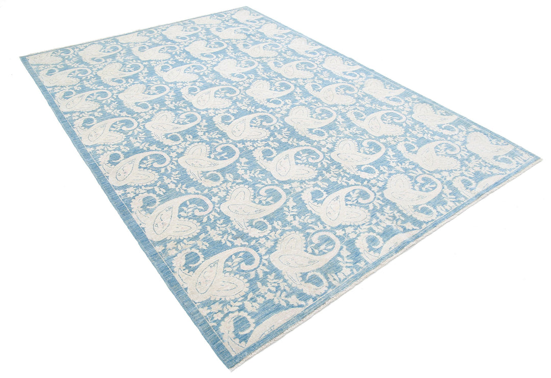 Hand Knotted Serenity Artemix Wool Rug 6' 4" x 9' 9" - No. AT48708