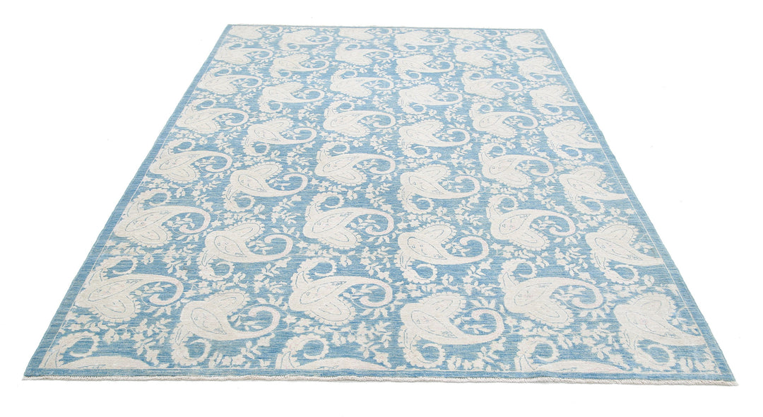 Hand Knotted Serenity Artemix Wool Rug 6' 4" x 9' 9" - No. AT48708