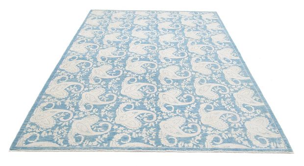 Hand Knotted Serenity Artemix Wool Rug 6' 4" x 9' 9" - No. AT48708