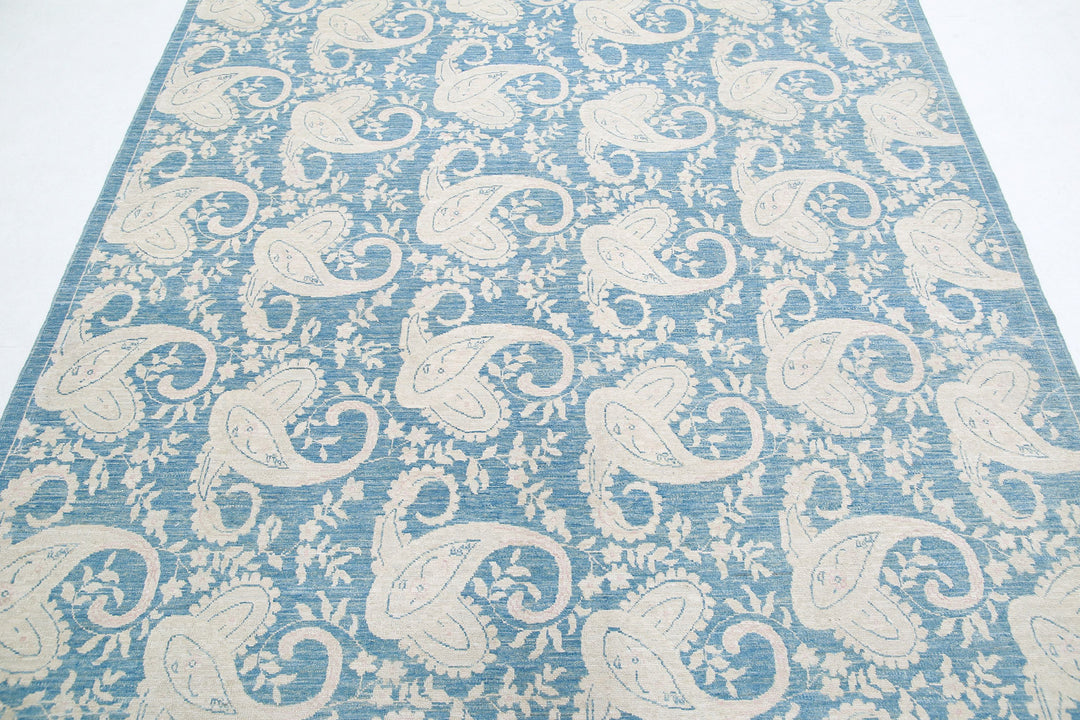 Hand Knotted Serenity Artemix Wool Rug 6' 4" x 9' 9" - No. AT48708