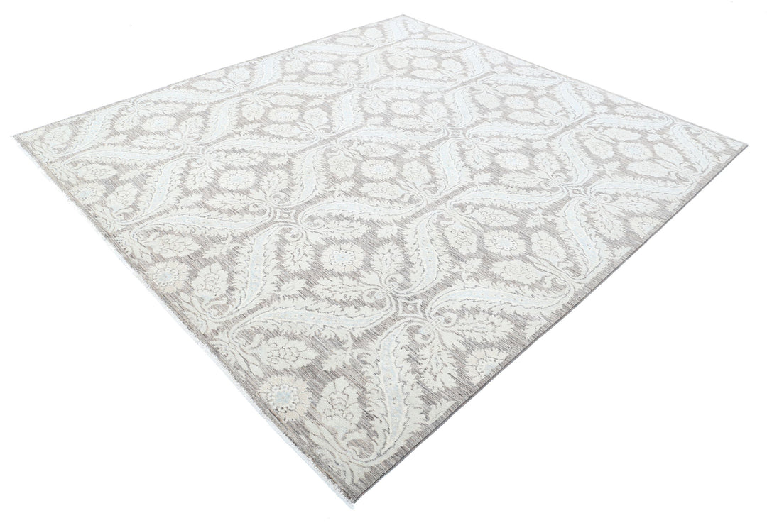 Hand Knotted Art & Craft Wool Rug 8' 0" x 8' 11" - No. AT25852