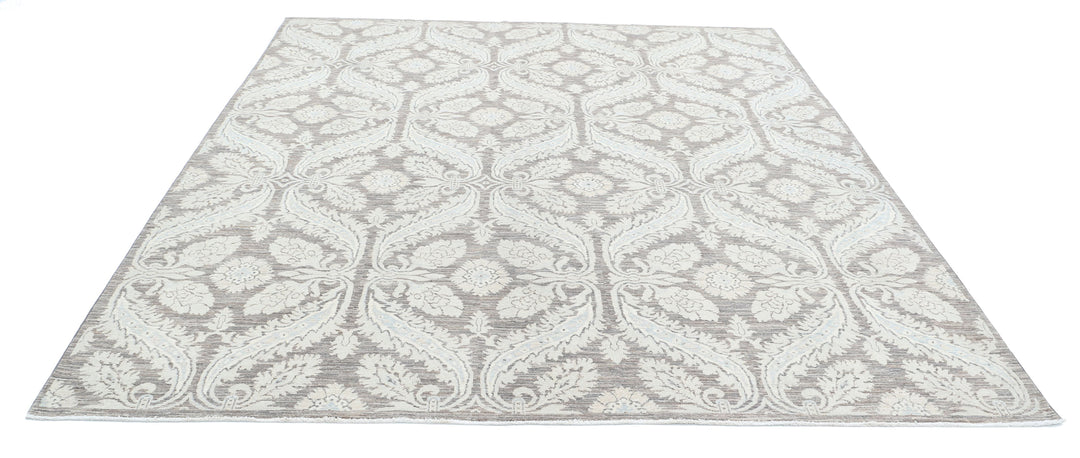 Hand Knotted Art & Craft Wool Rug 8' 0" x 8' 11" - No. AT25852