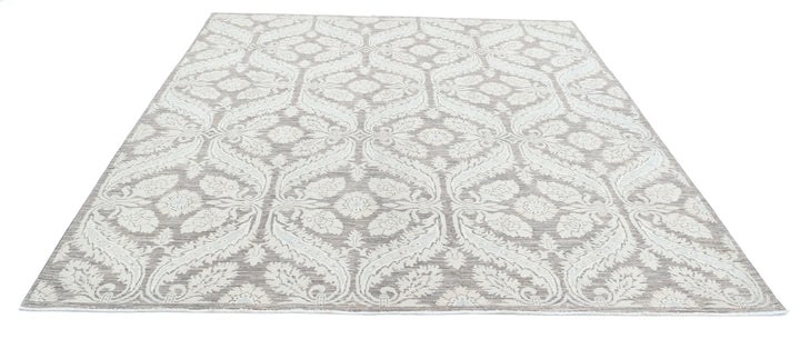 Hand Knotted Art & Craft Wool Rug 8' 0" x 8' 11" - No. AT25852