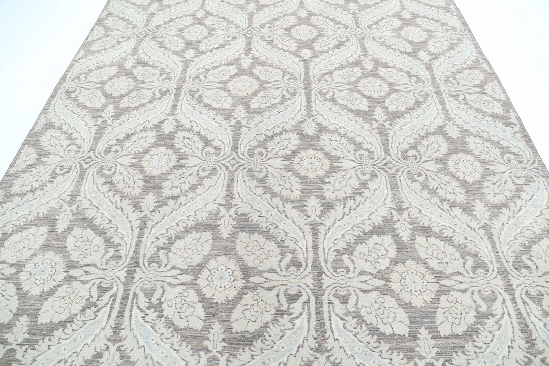 Hand Knotted Art & Craft Wool Rug 8' 0" x 8' 11" - No. AT25852