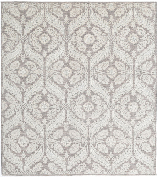Hand Knotted Art & Craft Wool Rug 8' 0" x 8' 11" - No. AT25852