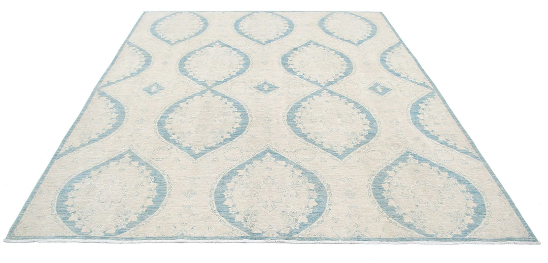 Hand Knotted Serenity Artemix Wool Rug 8' 0" x 9' 2" - No. AT76996