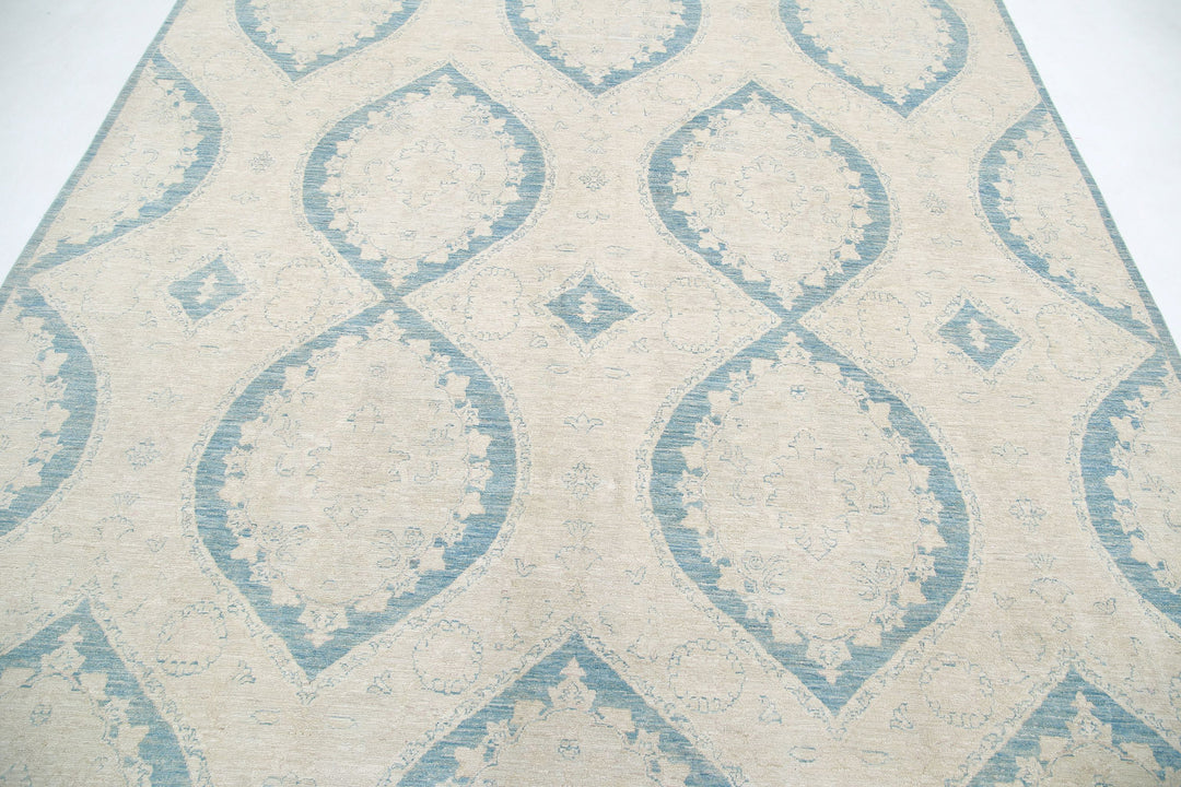 Hand Knotted Serenity Artemix Wool Rug 8' 0" x 9' 2" - No. AT76996