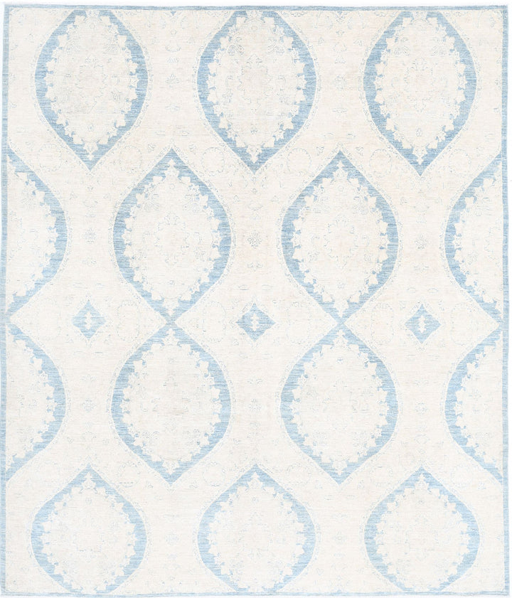 Hand Knotted Serenity Artemix Wool Rug 8' 0" x 9' 2" - No. AT76996