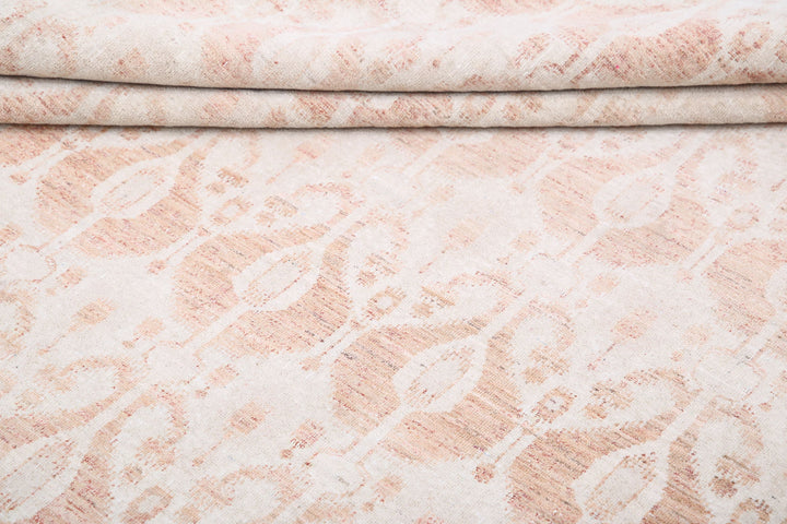 Hand Knotted Ikat Wool Rug 12' 1" x 17' 5" - No. AT19966