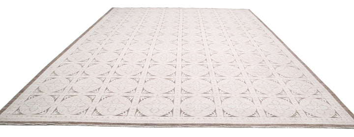 Hand Knotted Artemix Wool Rug 12' 10" x 17' 1" - No. AT62309