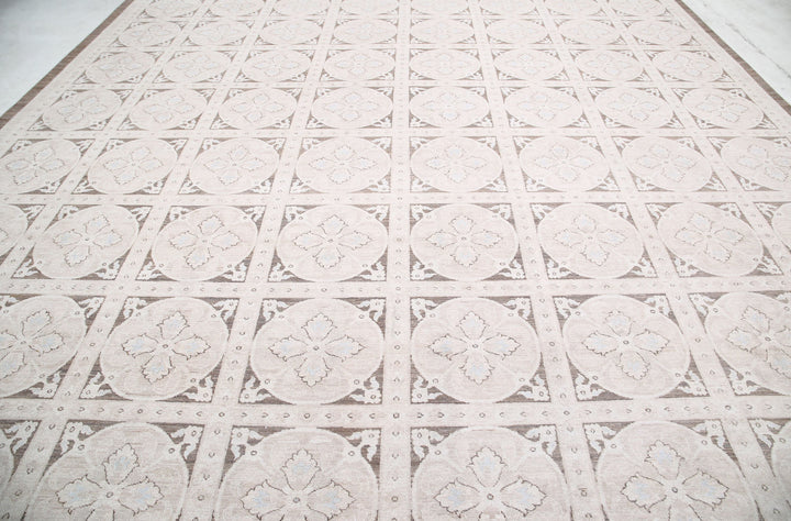 Hand Knotted Artemix Wool Rug 12' 10" x 17' 1" - No. AT62309