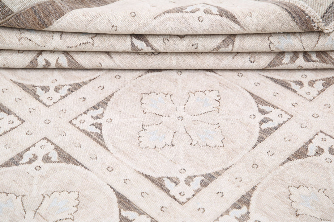 Hand Knotted Artemix Wool Rug 12' 10" x 17' 1" - No. AT62309