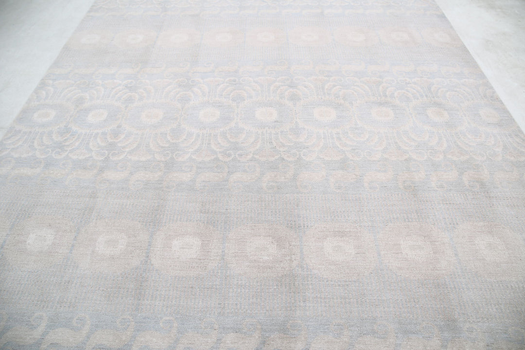 Hand Knotted Artemix Wool Rug 8' 9" x 11' 3" - No. AT22656