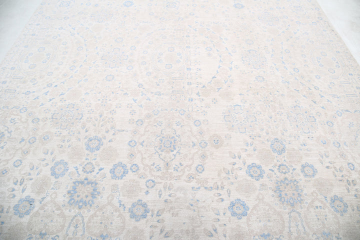 Hand Knotted Artemix Wool Rug 8' 8" x 12' 8" - No. AT66662