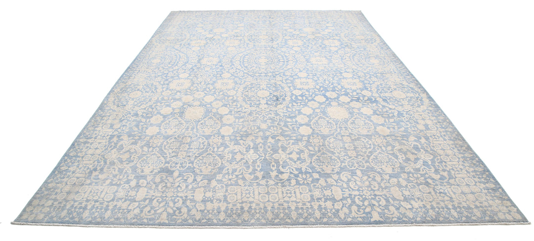 Hand Knotted Artemix Wool Rug 8' 9" x 13' 2" - No. AT30266