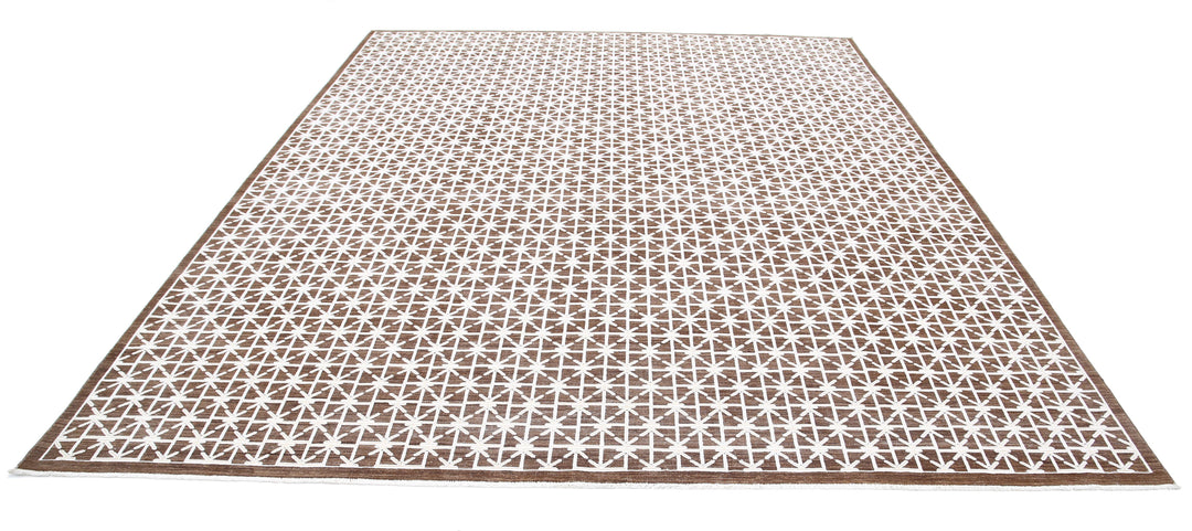 Hand Knotted Artemix Wool & Cotton Rug 8' 11" x 11' 2" - No. AT86532