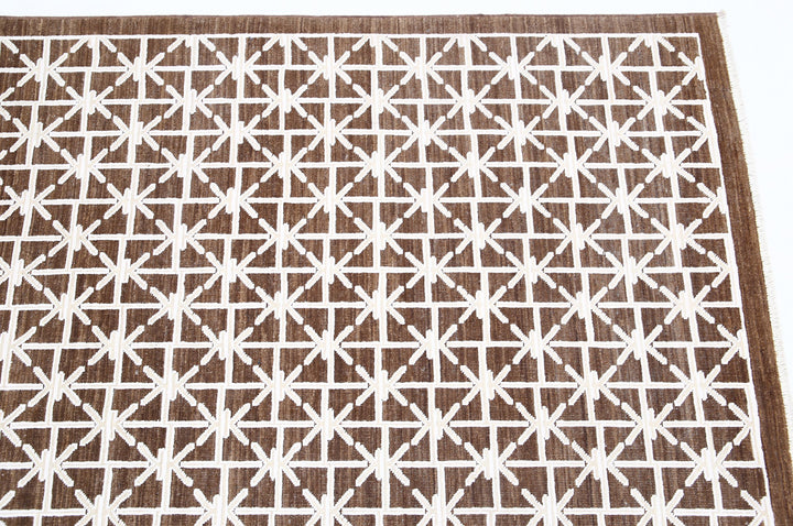 Hand Knotted Artemix Wool & Cotton Rug 8' 11" x 11' 2" - No. AT86532