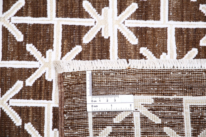 Hand Knotted Artemix Wool & Cotton Rug 8' 11" x 11' 2" - No. AT86532