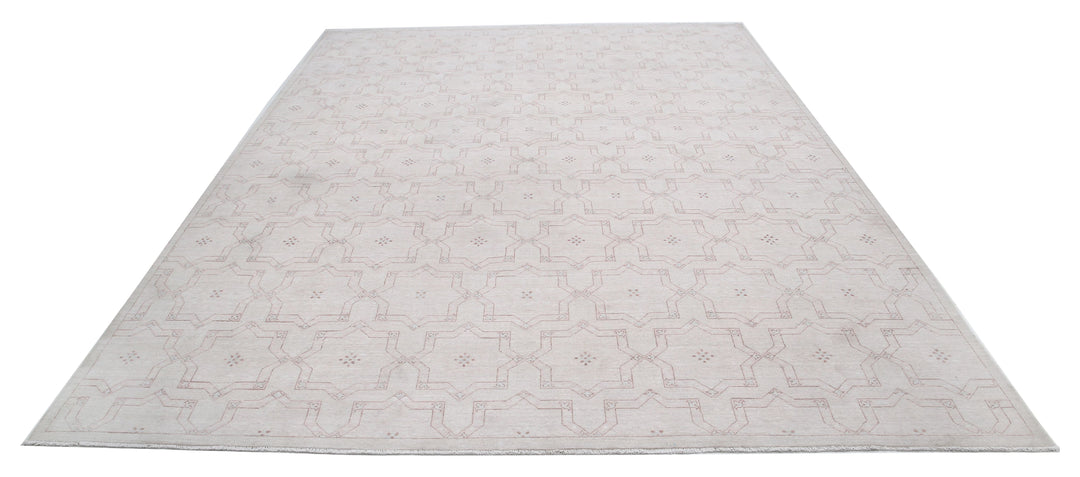 Hand Knotted Artemix Wool Rug 8' 10" x 11' 6" - No. AT95245