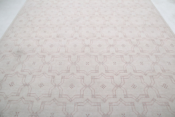 Hand Knotted Artemix Wool Rug 8' 10" x 11' 6" - No. AT95245