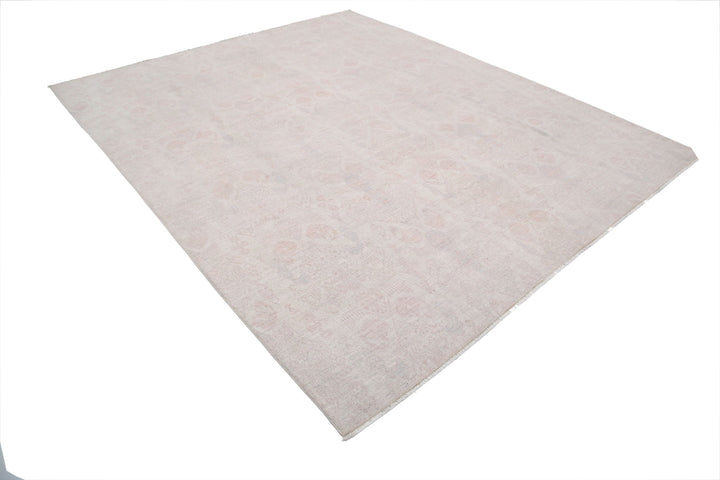 Hand Knotted Ikat Wool Rug 8' 0" x 9' 9" - No. AT96290