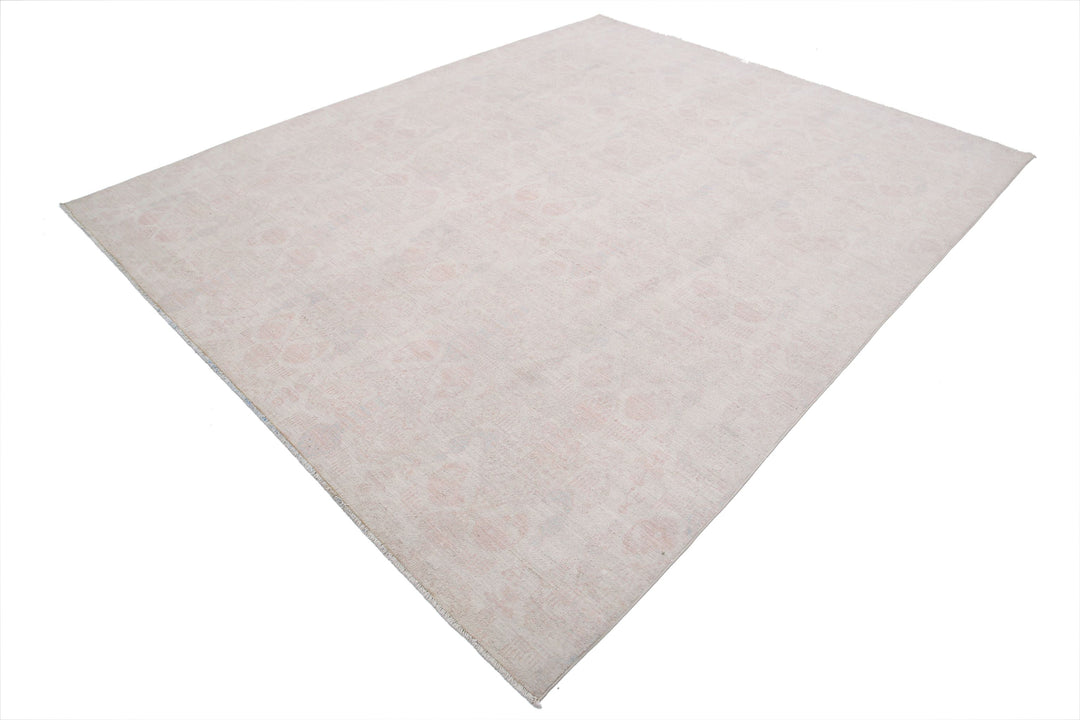 Hand Knotted Ikat Wool Rug 8' 0" x 9' 9" - No. AT96290