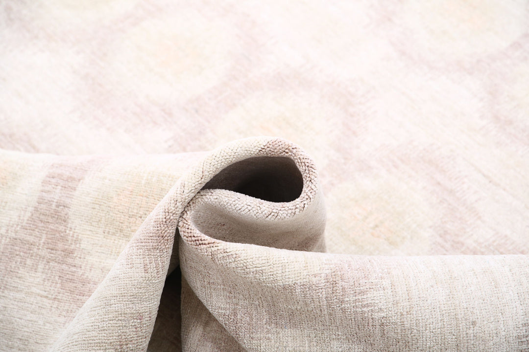 Hand Knotted Ikat Wool Rug 6' 1" x 8' 7" - No. AT51801