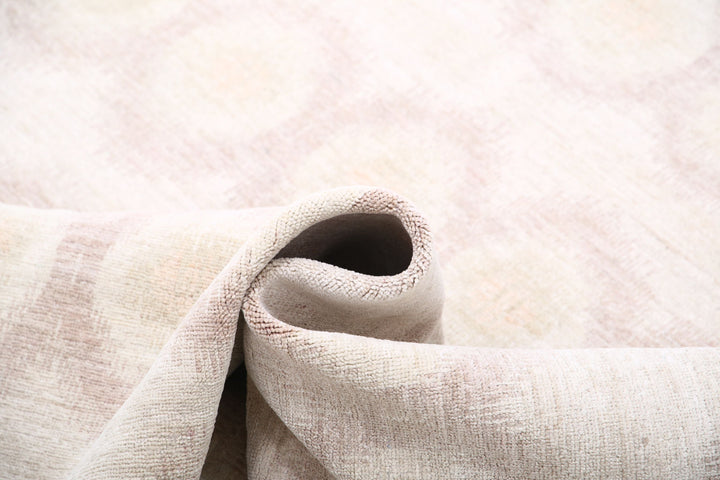 Hand Knotted Ikat Wool Rug 6' 1" x 8' 7" - No. AT51801