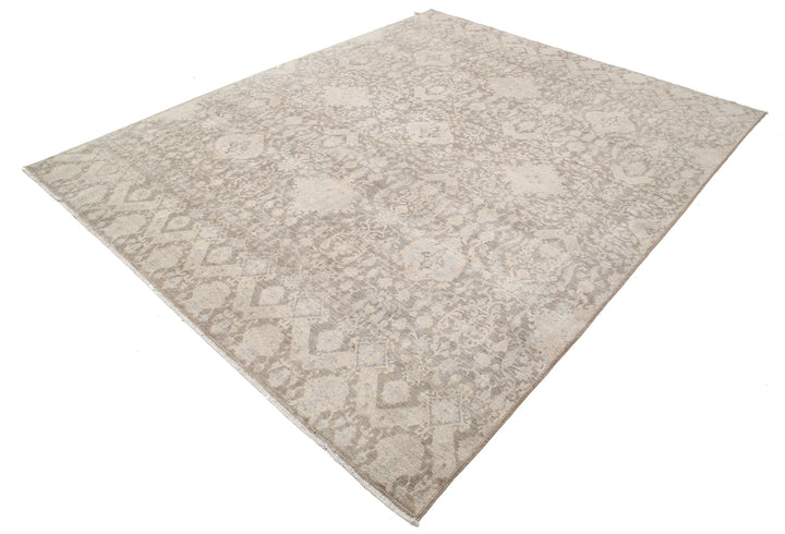 Hand Knotted Artemix Wool Rug 7' 8" x 9' 4" - No. AT73706