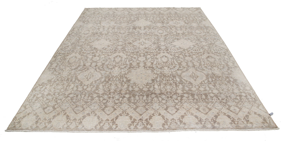 Hand Knotted Artemix Wool Rug 7' 8" x 9' 4" - No. AT73706
