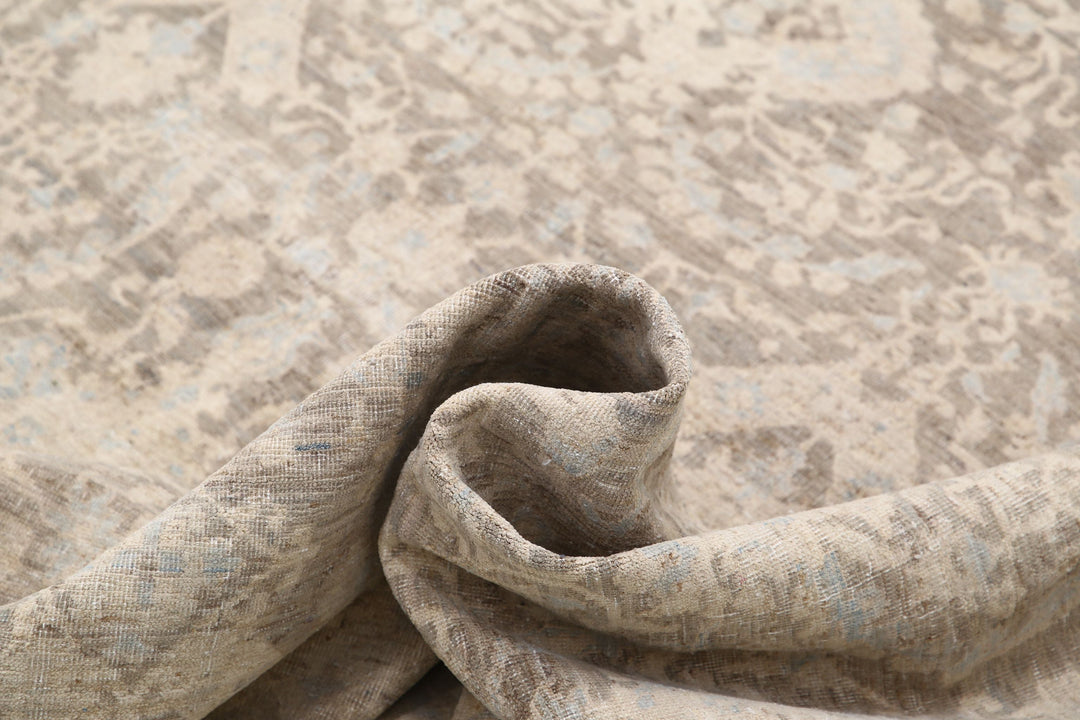 Hand Knotted Artemix Wool Rug 7' 8" x 9' 4" - No. AT73706