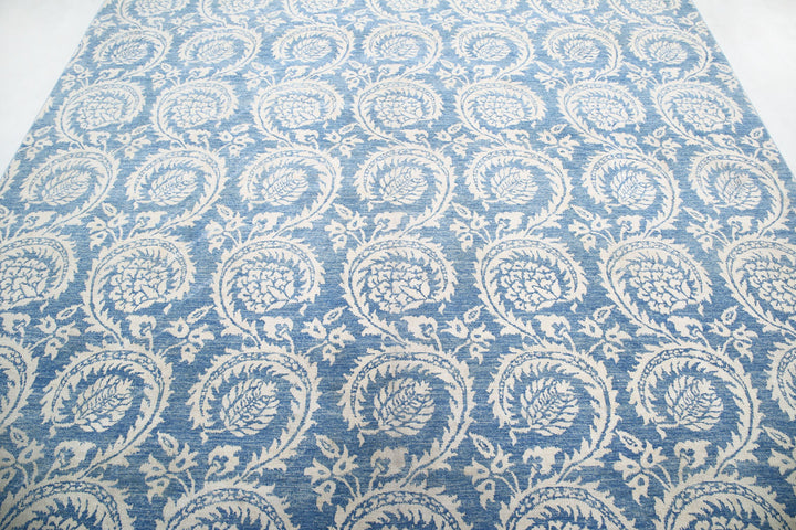 Hand Knotted Artemix Wool Rug 8' 9" x 11' 5" - No. AT15150