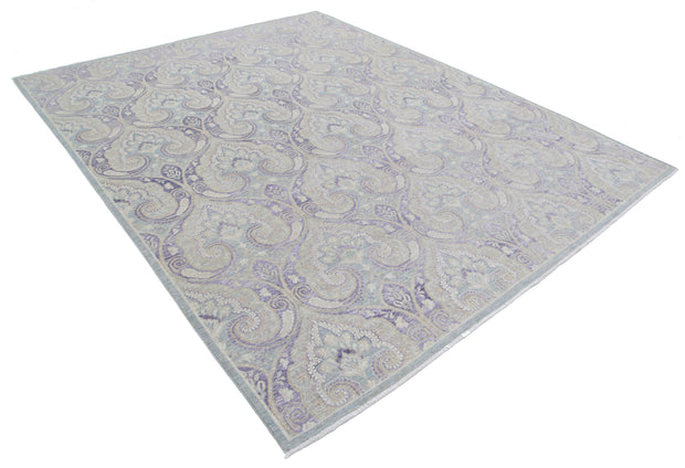 Hand Knotted Artemix Wool Rug 7' 10" x 9' 10" - No. AT45082