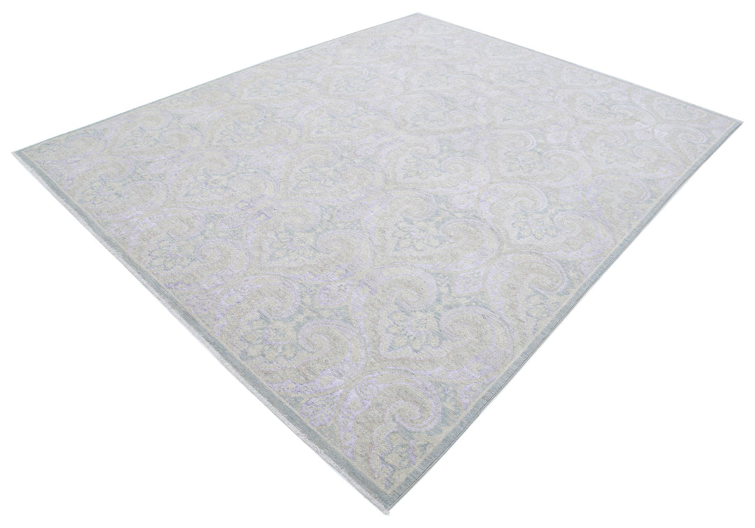 Hand Knotted Artemix Wool Rug 7' 10" x 9' 10" - No. AT45082