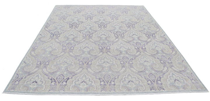 Hand Knotted Artemix Wool Rug 7' 10" x 9' 10" - No. AT45082