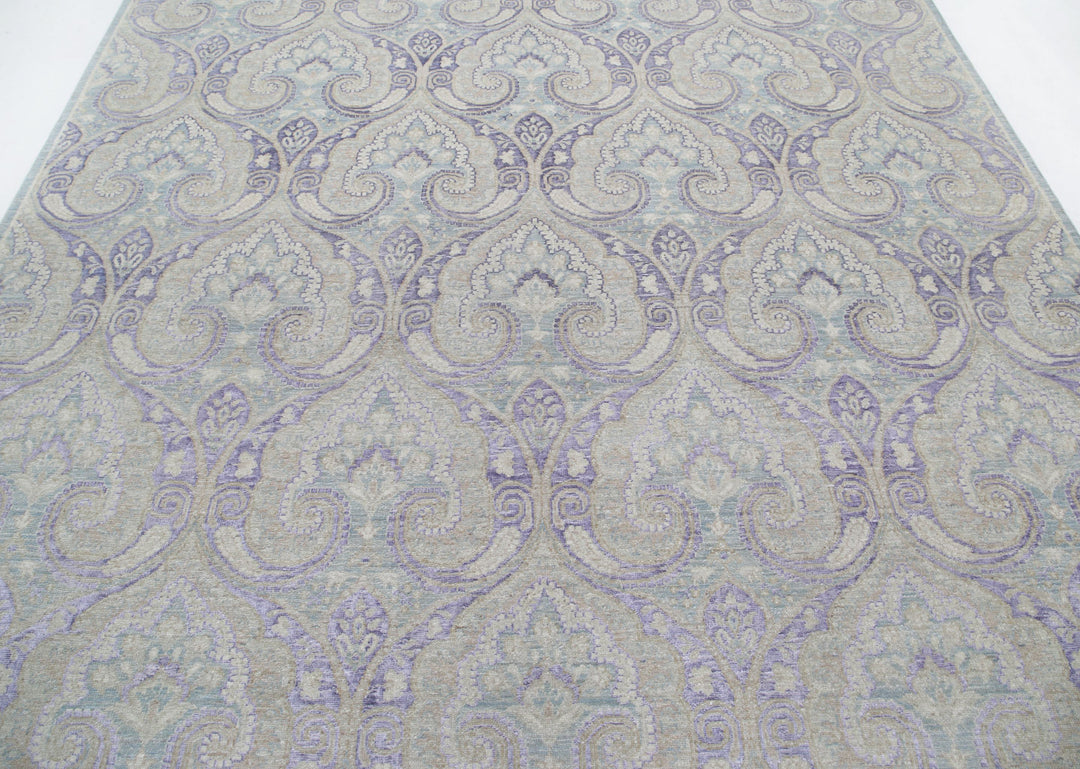 Hand Knotted Artemix Wool Rug 7' 10" x 9' 10" - No. AT45082