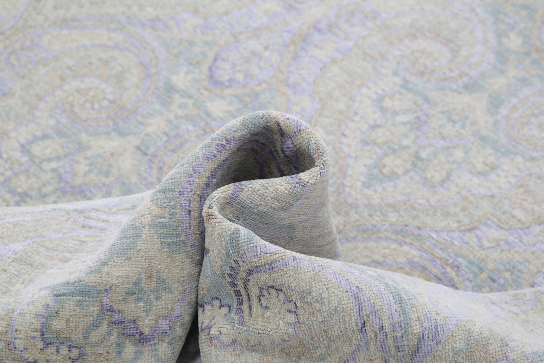 Hand Knotted Artemix Wool Rug 7' 10" x 9' 10" - No. AT45082