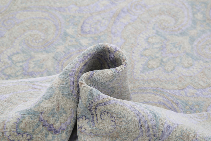 Hand Knotted Artemix Wool Rug 7' 10" x 9' 10" - No. AT45082