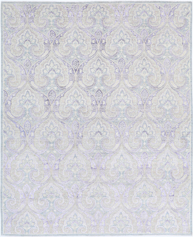 Hand Knotted Artemix Wool Rug 7' 10" x 9' 10" - No. AT45082