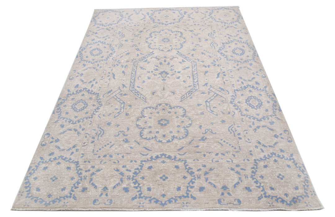Hand Knotted Serenity Artemix Wool Rug 4' 10" x 7' 2" - No. AT41768
