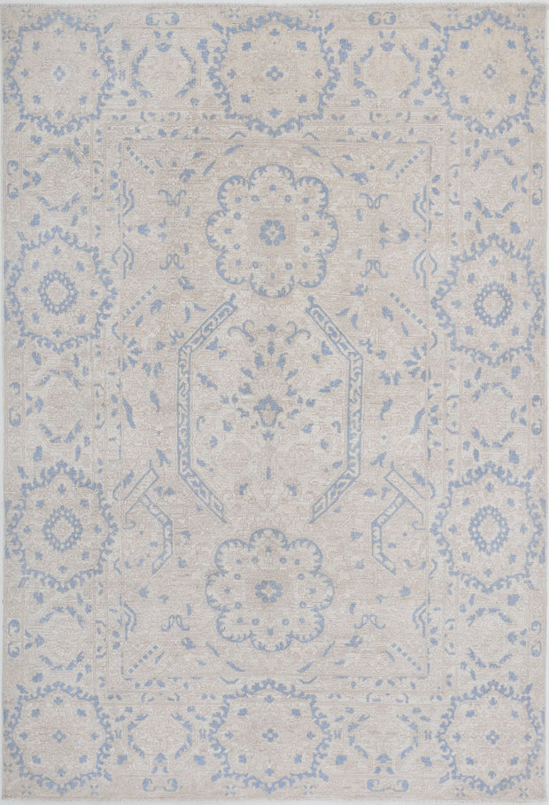 Hand Knotted Serenity Artemix Wool Rug 4' 10" x 7' 2" - No. AT41768
