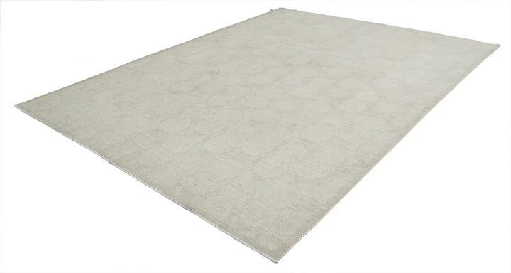 Hand Knotted Ikat Wool Rug 8' 10" x 11' 1" - No. AT12286