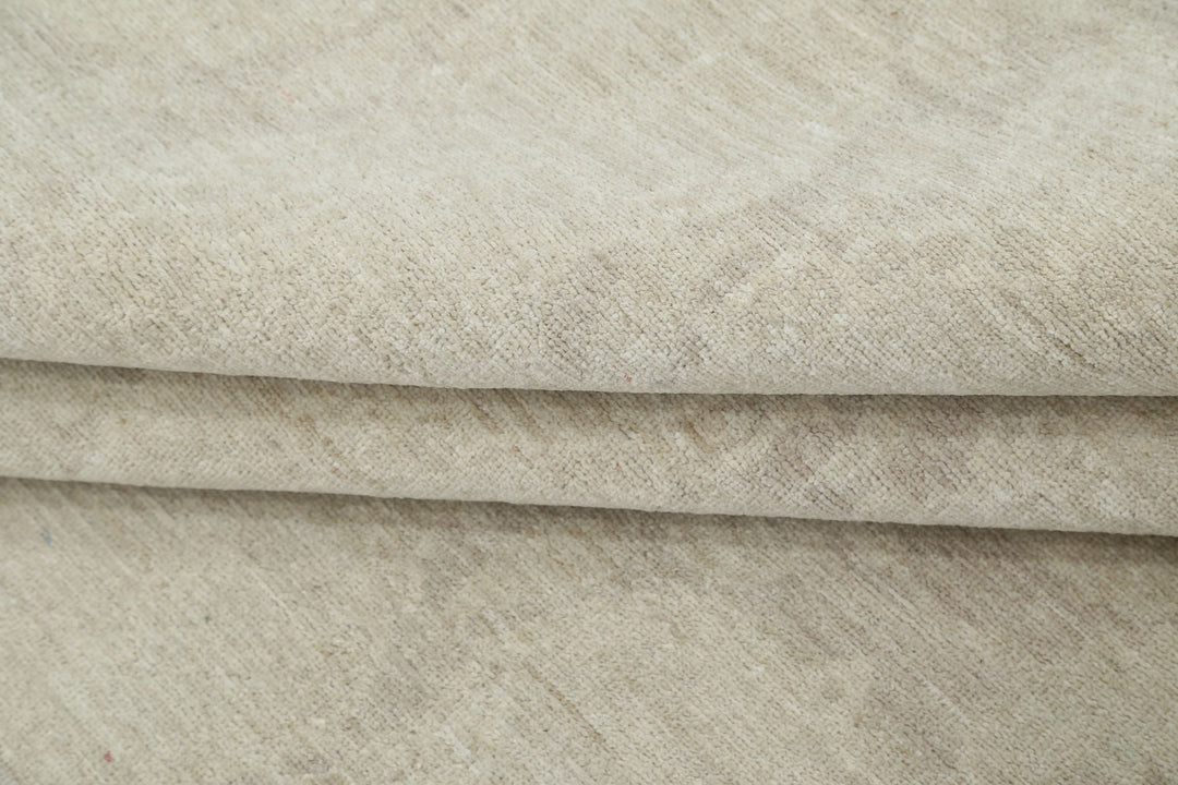 Hand Knotted Ikat Wool Rug 8' 10" x 11' 1" - No. AT12286