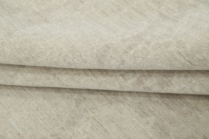 Hand Knotted Ikat Wool Rug 8' 10" x 11' 1" - No. AT12286