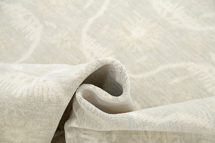 Hand Knotted Ikat Wool Rug 6' 3" x 9' 0" - No. AT78844