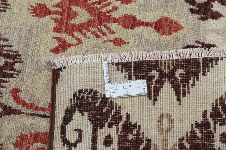 Hand Knotted Ikat Wool Rug 11' 9" x 14' 8" - No. AT11322
