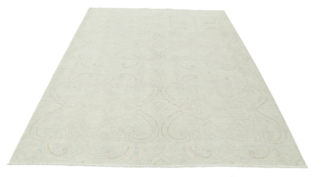 Hand Knotted Artemix Wool Rug 6' 4" x 8' 3" - No. AT47486