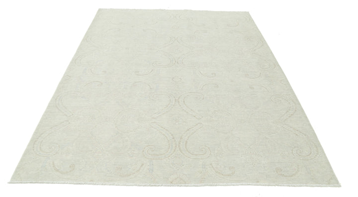 Hand Knotted Artemix Wool Rug 6' 4" x 8' 3" - No. AT47486