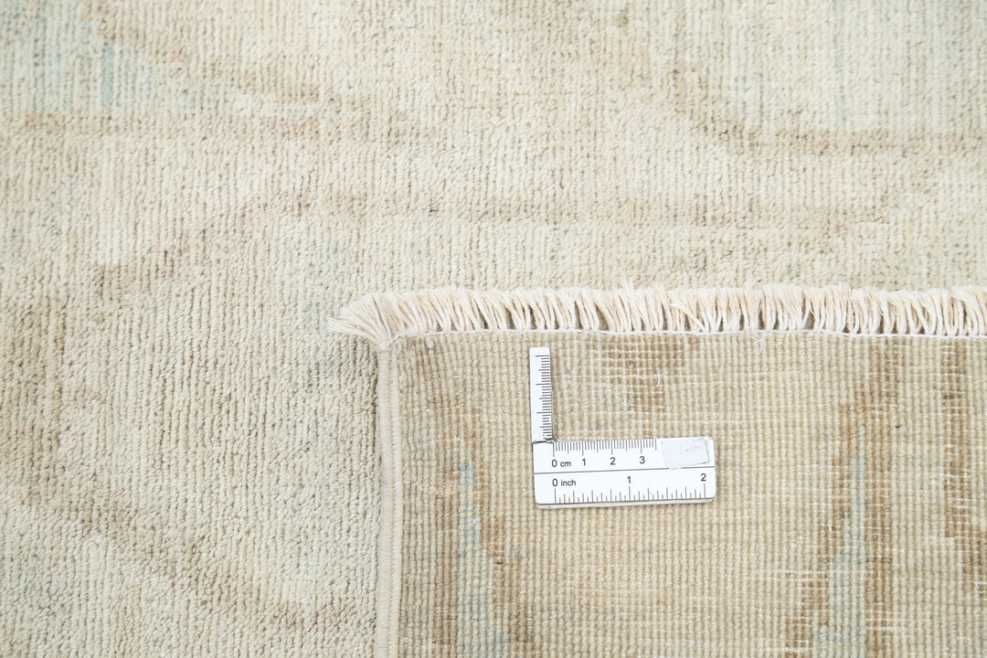 Hand Knotted Ikat Wool Rug 7' 9" x 9' 4" - No. AT22546